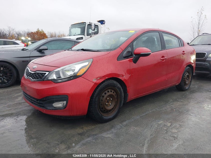 KNADN4A38E6416267 2014 KIA RIO photo no. 2