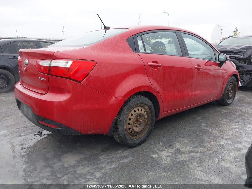 KNADN4A38E6416267 2014 KIA RIO photo no. 4