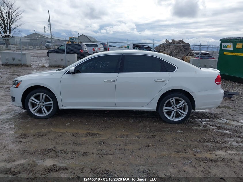2014 Volkswagen Passat VIN: 1VWBS7A39EC060012 Lot: 12445319