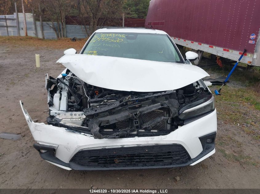 2023 Honda Civic Touring VIN: 2HGFE1F94PH001196 Lot: 12445320