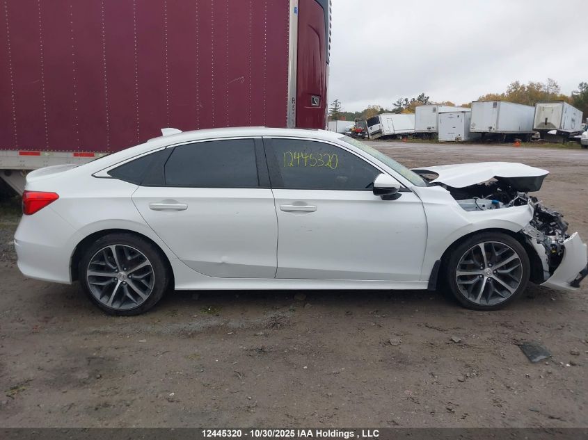 2023 Honda Civic Touring VIN: 2HGFE1F94PH001196 Lot: 12445320