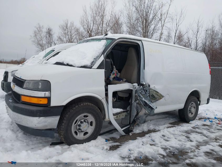 2022 Chevrolet Express 3500 Work Van VIN: 1GCZGGF71N1243379 Lot: 12445335