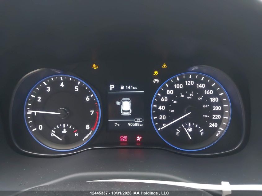 2020 Hyundai Kona Sel Plus VIN: KM8K6CAA6LU448431 Lot: 12445337