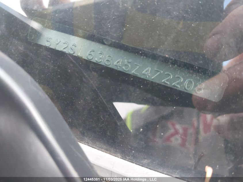 2005 Pontiac Vibe VIN: 5Y2SL63845Z472208 Lot: 12445381