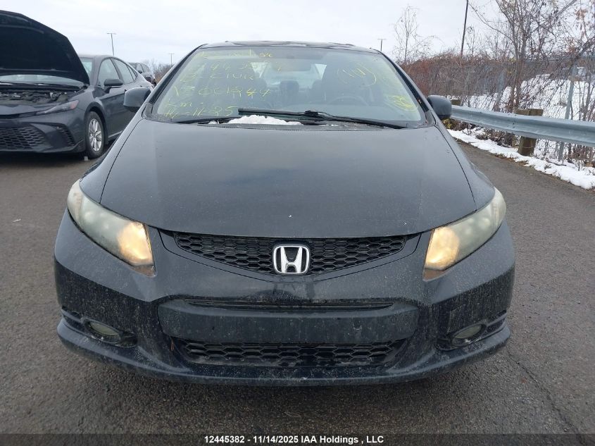 2013 Honda Civic Exl VIN: 2HGFG3B91DH001244 Lot: 12445382