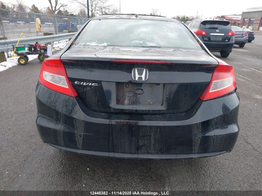 2013 Honda Civic Exl VIN: 2HGFG3B91DH001244 Lot: 12445382