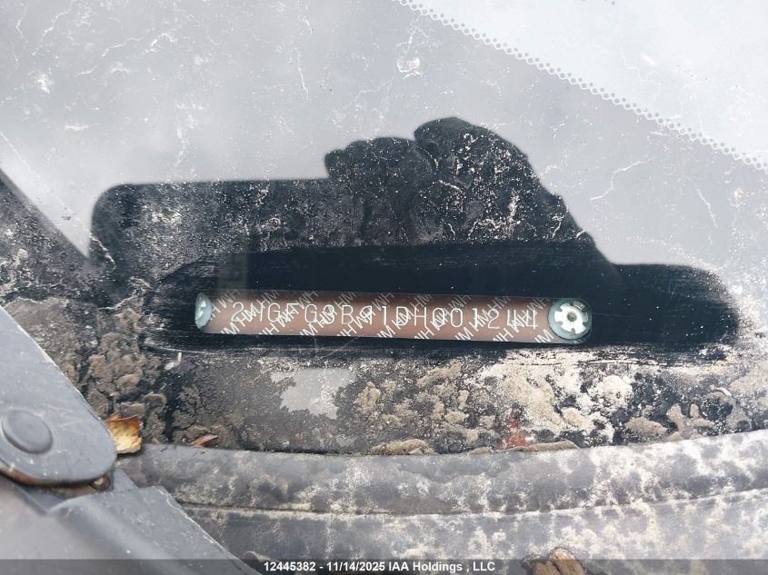 2013 Honda Civic Exl VIN: 2HGFG3B91DH001244 Lot: 12445382