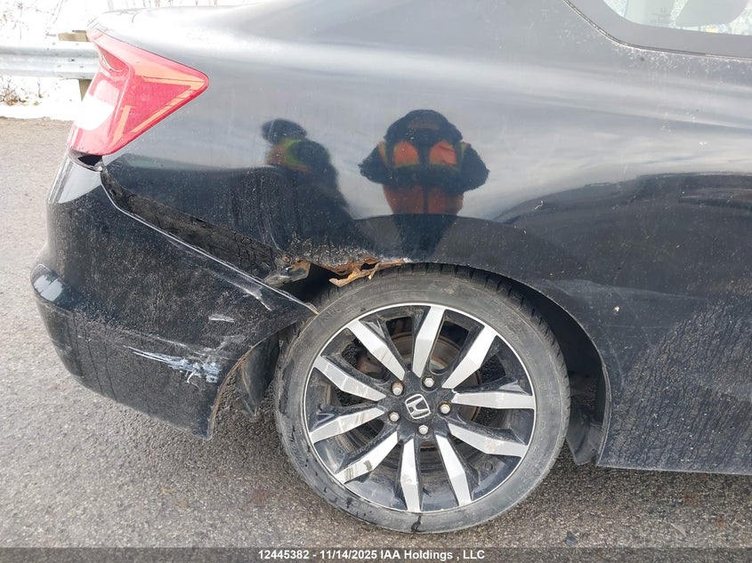 2013 Honda Civic Exl VIN: 2HGFG3B91DH001244 Lot: 12445382