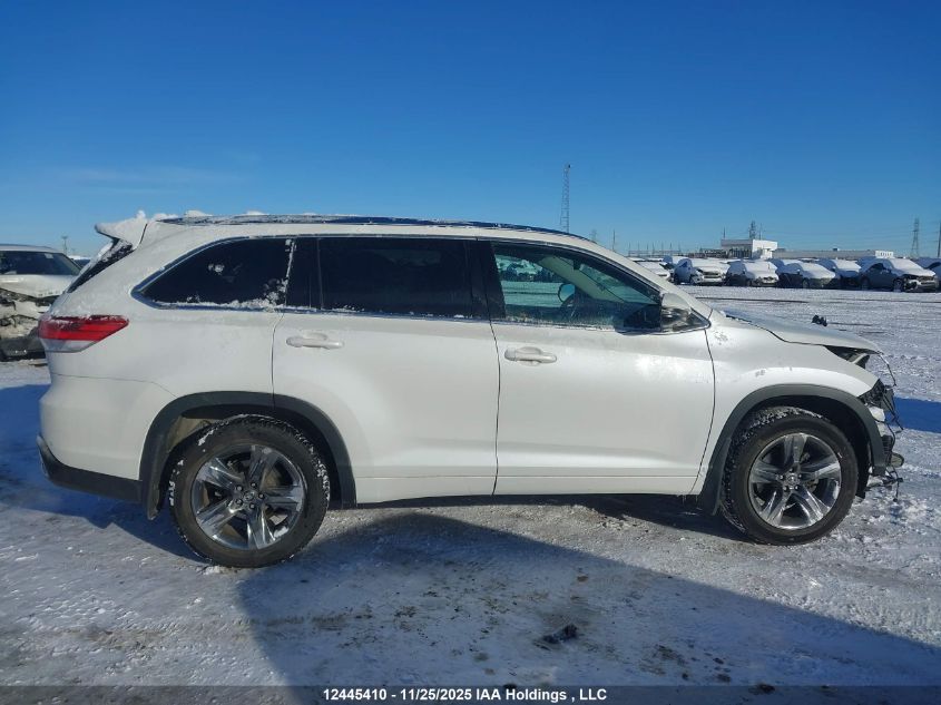 2018 Toyota Highlander Limited VIN: 5TDDZRFH7JS491576 Lot: 12445410