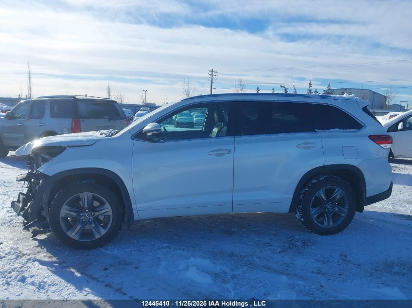 2018 Toyota Highlander Limited VIN: 5TDDZRFH7JS491576 Lot: 12445410