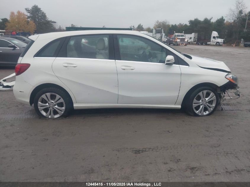 2015 Mercedes-Benz B 250 Sports Tourer VIN: WDDMH4EB1FJ315443 Lot: 12445415