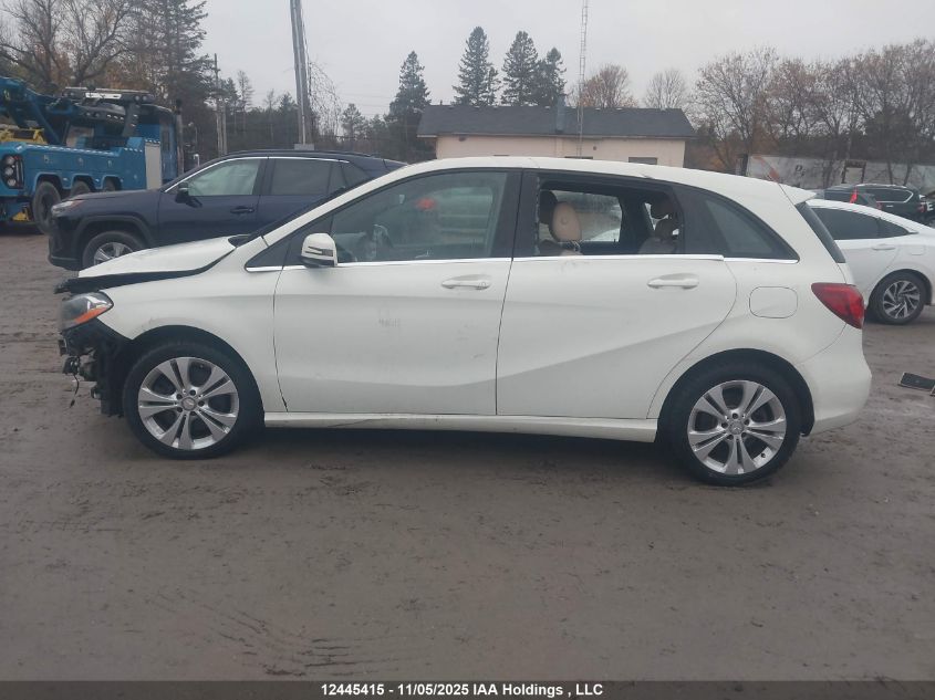 2015 Mercedes-Benz B 250 Sports Tourer VIN: WDDMH4EB1FJ315443 Lot: 12445415
