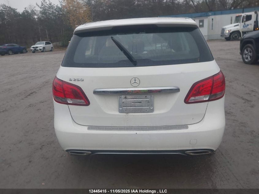 2015 Mercedes-Benz B 250 Sports Tourer VIN: WDDMH4EB1FJ315443 Lot: 12445415