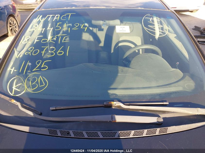 2018 Kia Forte VIN: 3KPFL4A76JE207361 Lot: 12445424