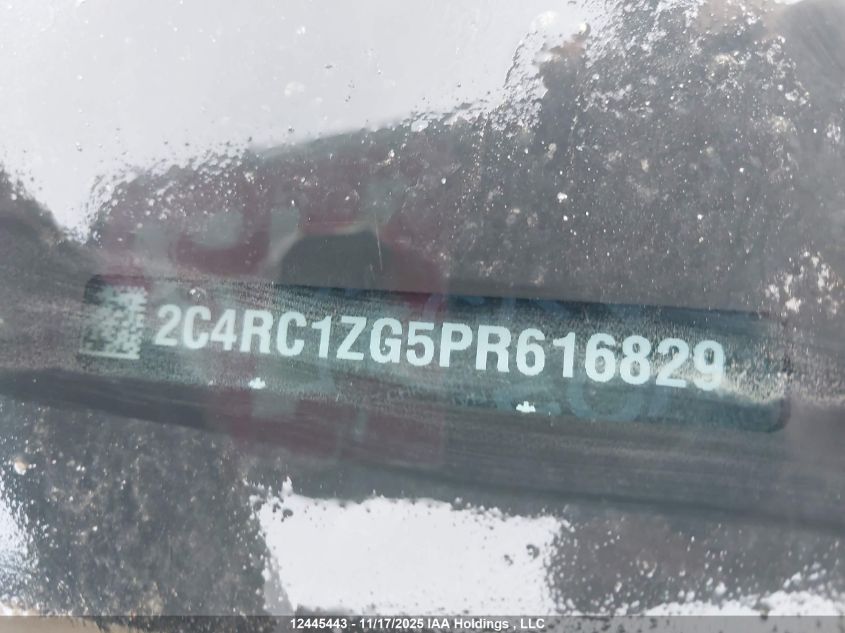 2023 Chrysler Grand Caravan Sxt VIN: 2C4RC1ZG5PR616829 Lot: 12445443