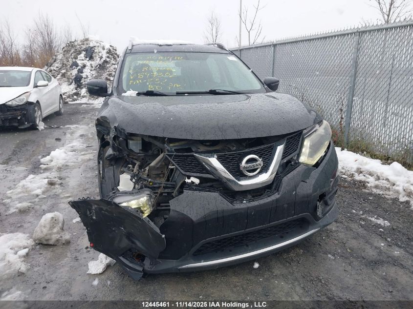 2016 Nissan Rogue S/Sv VIN: 5N1AT2MT5GC897302 Lot: 12445461