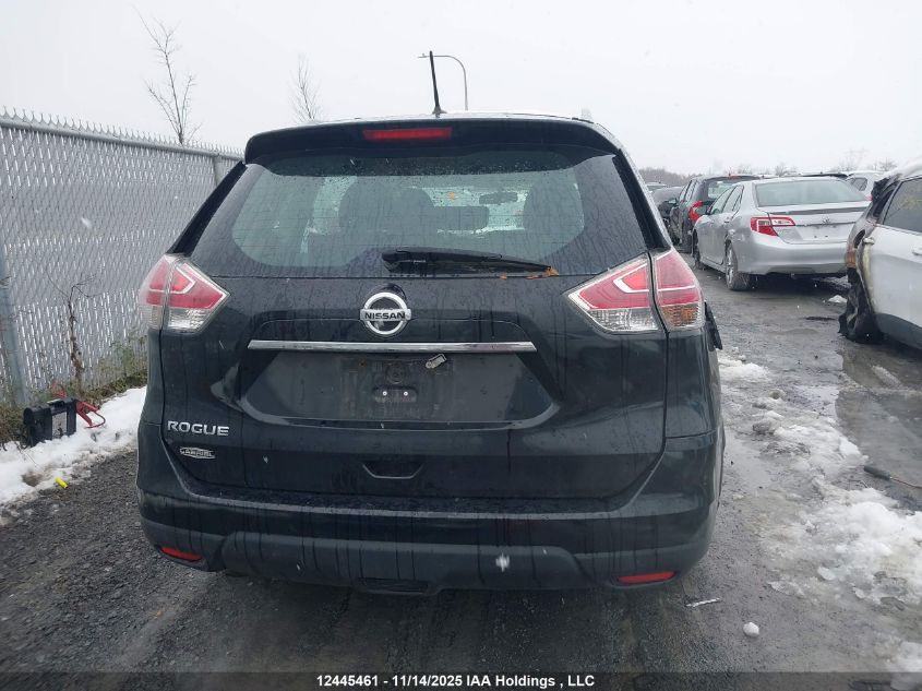 2016 Nissan Rogue S/Sv VIN: 5N1AT2MT5GC897302 Lot: 12445461