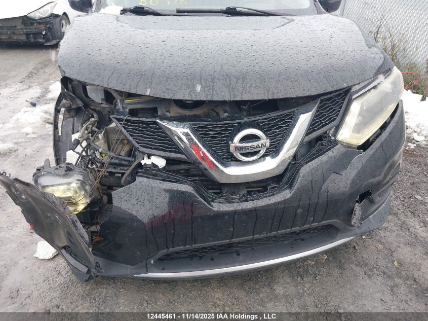 2016 Nissan Rogue S/Sv VIN: 5N1AT2MT5GC897302 Lot: 12445461