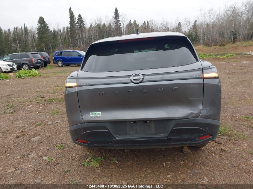 2025 Nissan Murano Sv VIN: 5N1AZ3BS2SC117120 Lot: 12445480