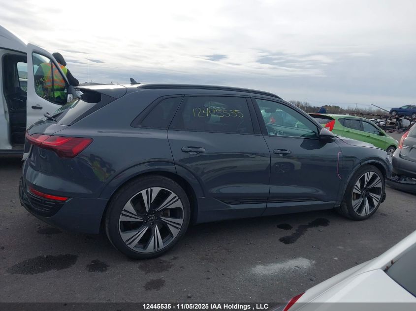 2024 Audi Q8 E-Tron VIN: WA14ABGE5RB026021 Lot: 12445535