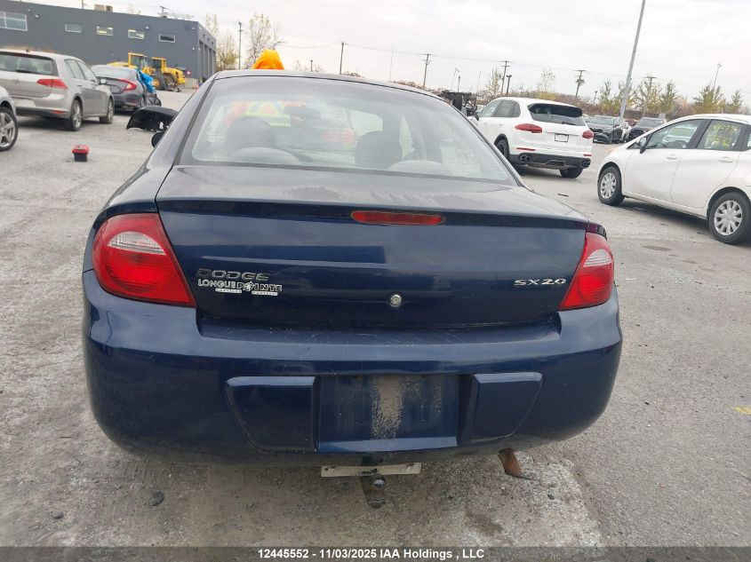 2005 Dodge Neon Sx 2.0 VIN: 1B3ES46CX5D269827 Lot: 12445552