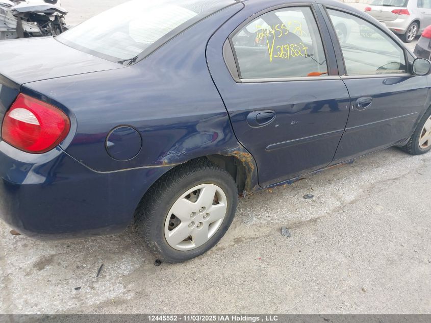 2005 Dodge Neon Sx 2.0 VIN: 1B3ES46CX5D269827 Lot: 12445552