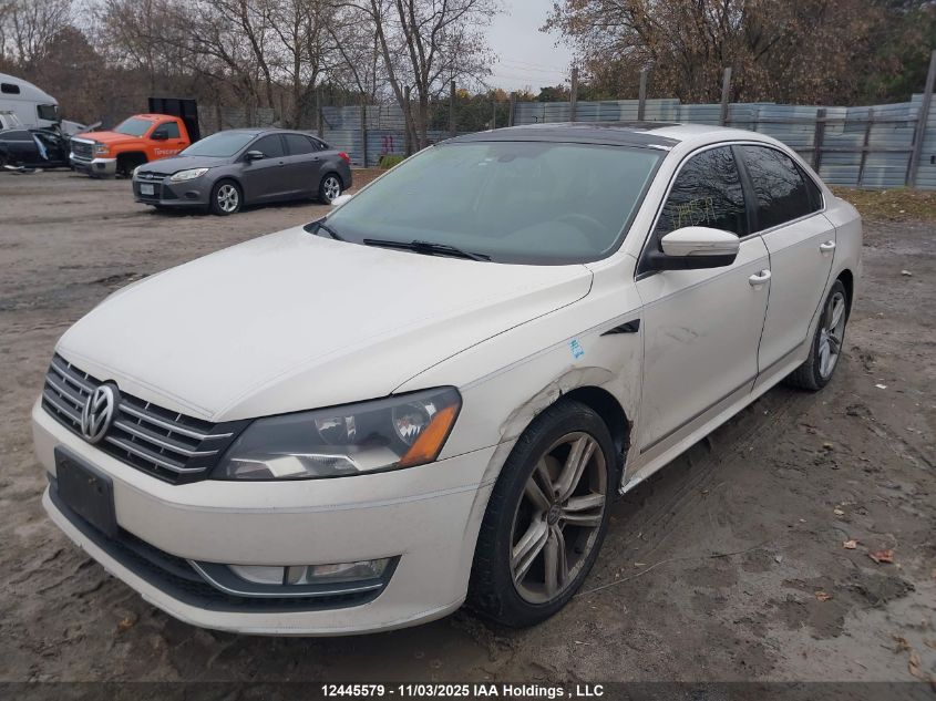 2012 Volkswagen Passat Se VIN: 1VWBN7A31CC079576 Lot: 12445579