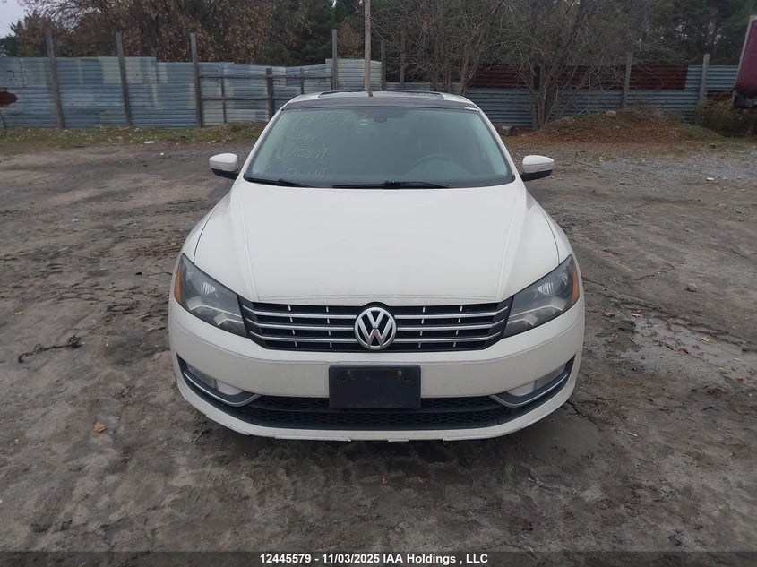 2012 Volkswagen Passat Se VIN: 1VWBN7A31CC079576 Lot: 12445579