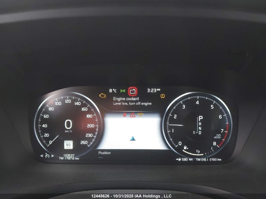 2020 Volvo V60 Cross Country T5 VIN: YV4102WK5L1033693 Lot: 12445626