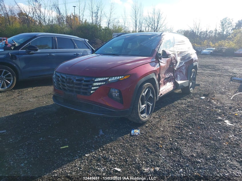 KM8JCCA17NU044867 2022 HYUNDAI TUCSON photo no. 2