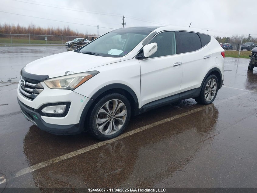 5XYZUDLA5DG016167 2013 HYUNDAI SANTA FE photo no. 2