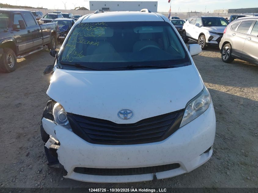 2013 Toyota Sienna VIN: 5TDZK3DC6DS403524 Lot: 12445725