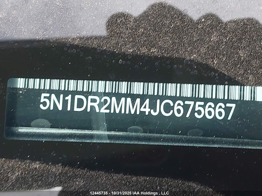5N1DR2MM4JC675667 2018 NISSAN PATHFINDER photo no. 19