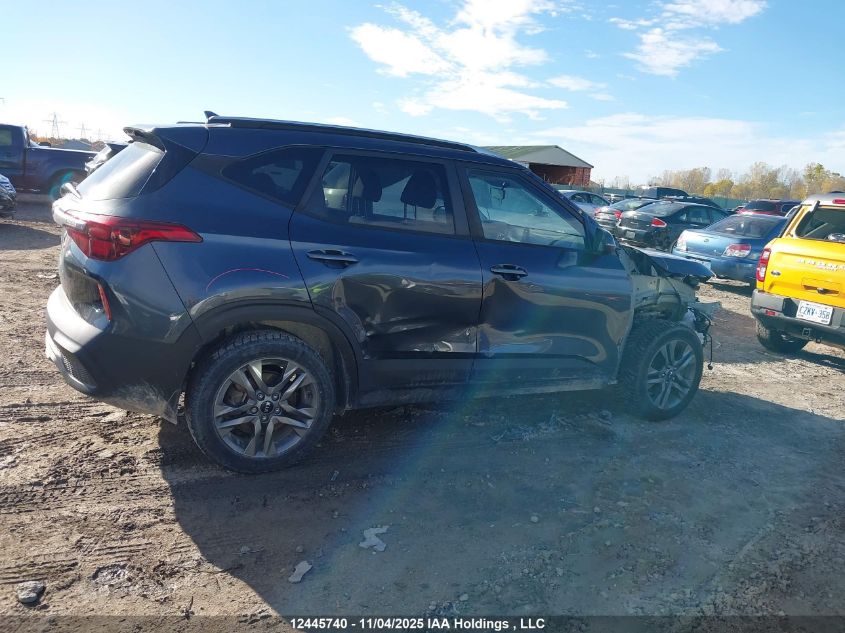 2021 Kia Seltos Lx VIN: KNDEPCAA5M7153822 Lot: 12445740