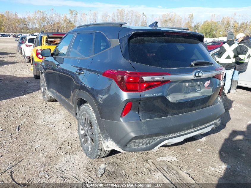 2021 Kia Seltos Lx VIN: KNDEPCAA5M7153822 Lot: 12445740