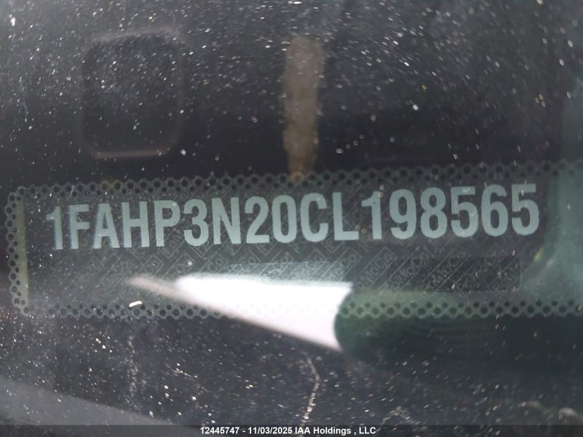 2012 Ford Focus Titanium VIN: 1FAHP3N20CL198565 Lot: 12445747
