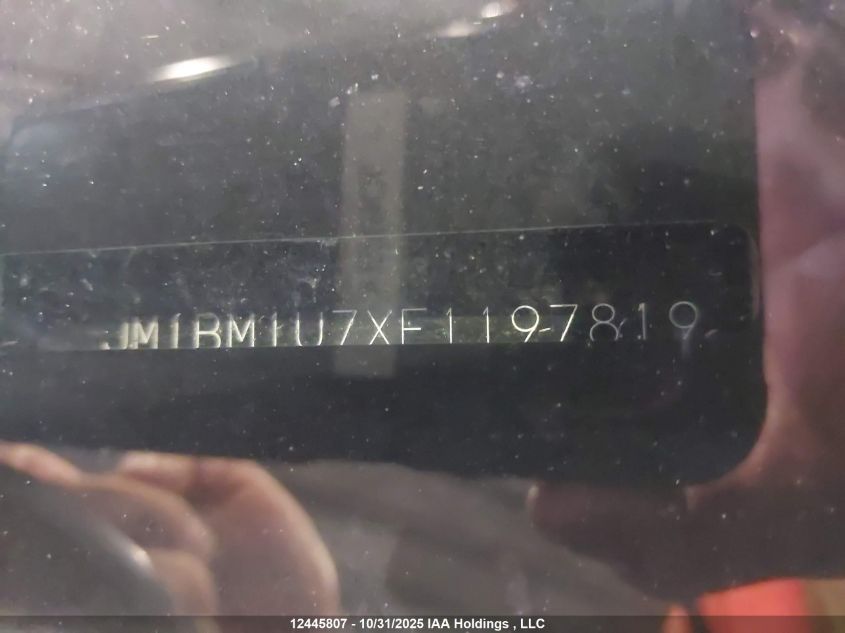 2014 Mazda Mazda3 Gx-Sky VIN: JM1BM1U7XE1197819 Lot: 12445807