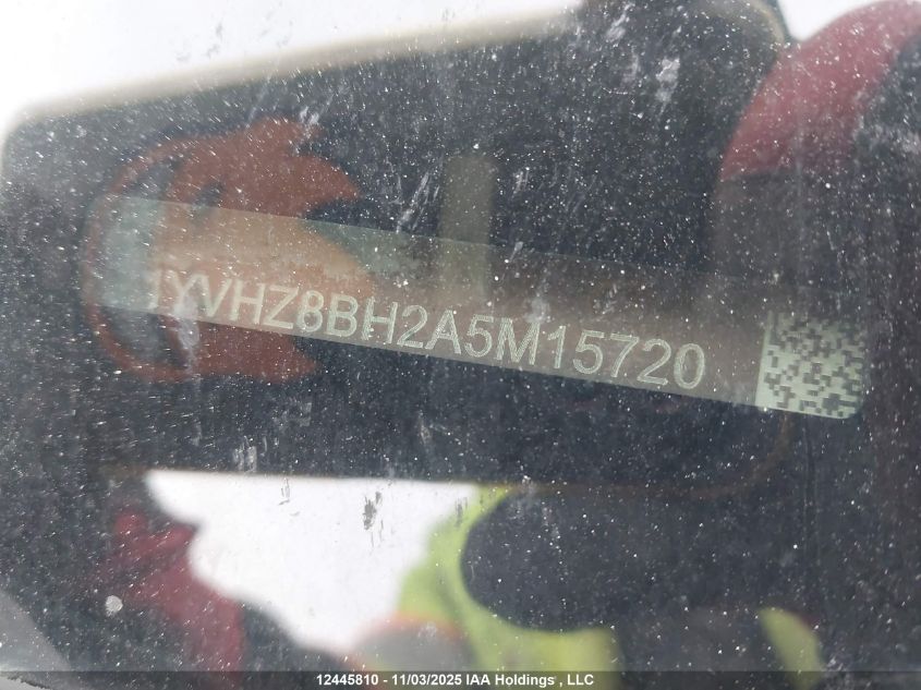 2010 Mazda Mazda6 Gs-I4 VIN: 1YVHZ8BH2A5M15720 Lot: 12445810