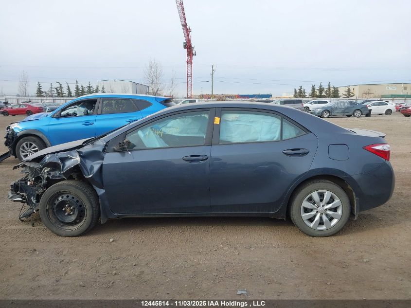 2016 Toyota Corolla L/Le/Le Pls/Prm/S/S Pls VIN: 2T1BURHE0GC540949 Lot: 12445814