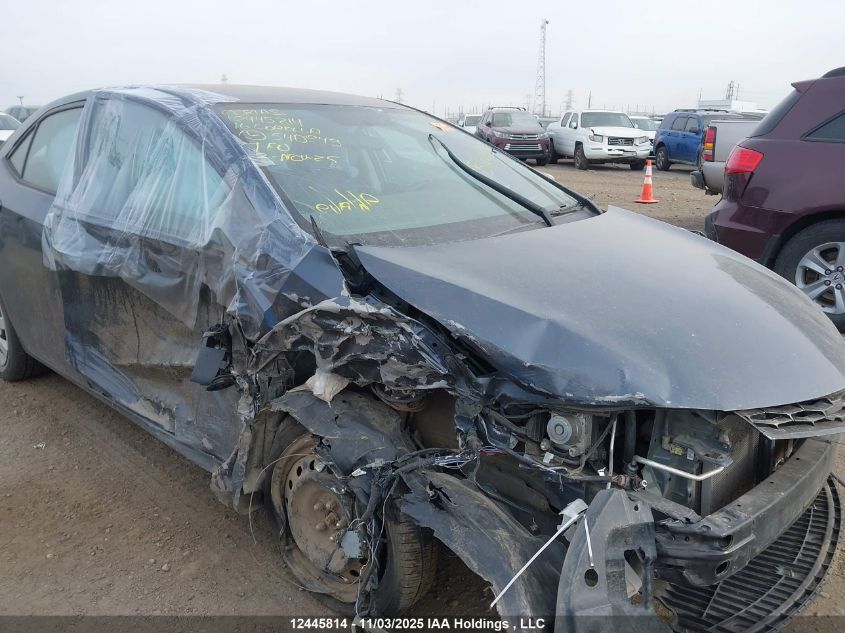 2016 Toyota Corolla L/Le/Le Pls/Prm/S/S Pls VIN: 2T1BURHE0GC540949 Lot: 12445814