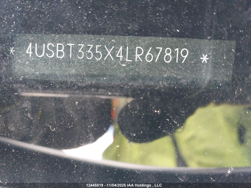 2004 BMW Z4 2.5 VIN: 4USBT335X4LR67819 Lot: 12445819