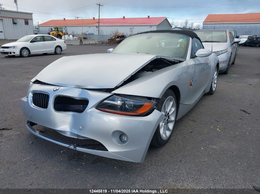 2004 BMW Z4 2.5 VIN: 4USBT335X4LR67819 Lot: 12445819