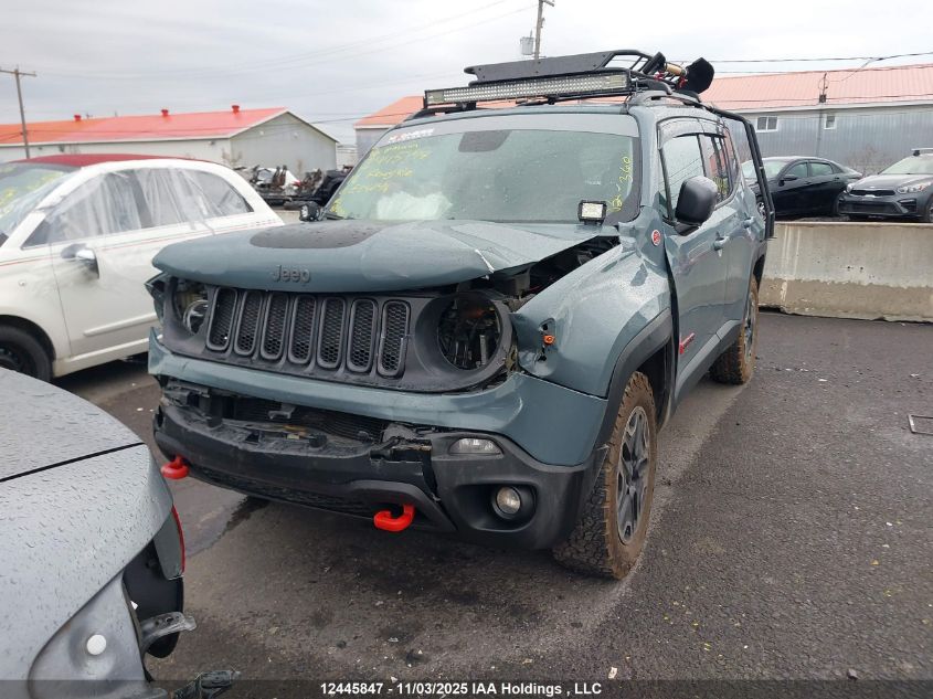 2016 Jeep Renegade Trailhawk VIN: ZACCJBCT4GPE24846 Lot: 12445847