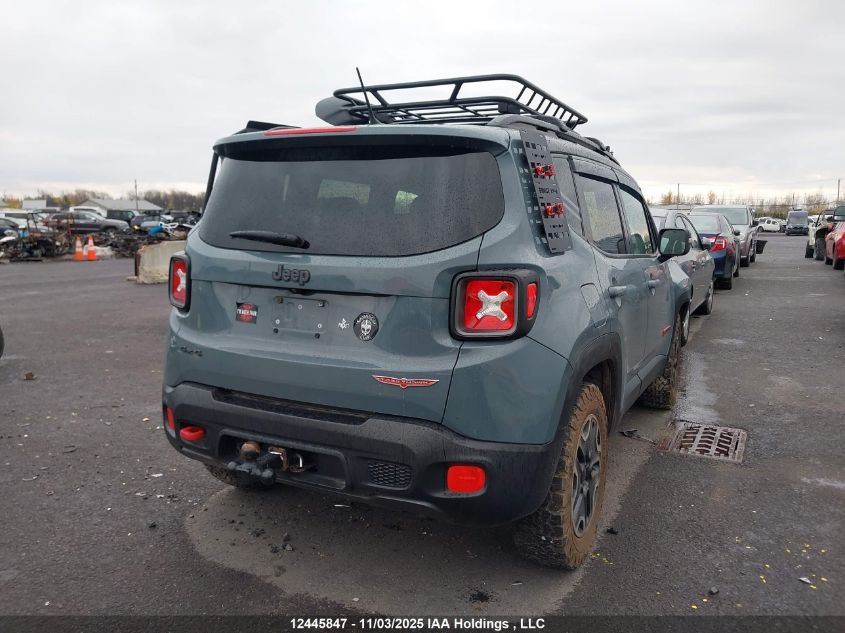 2016 Jeep Renegade Trailhawk VIN: ZACCJBCT4GPE24846 Lot: 12445847