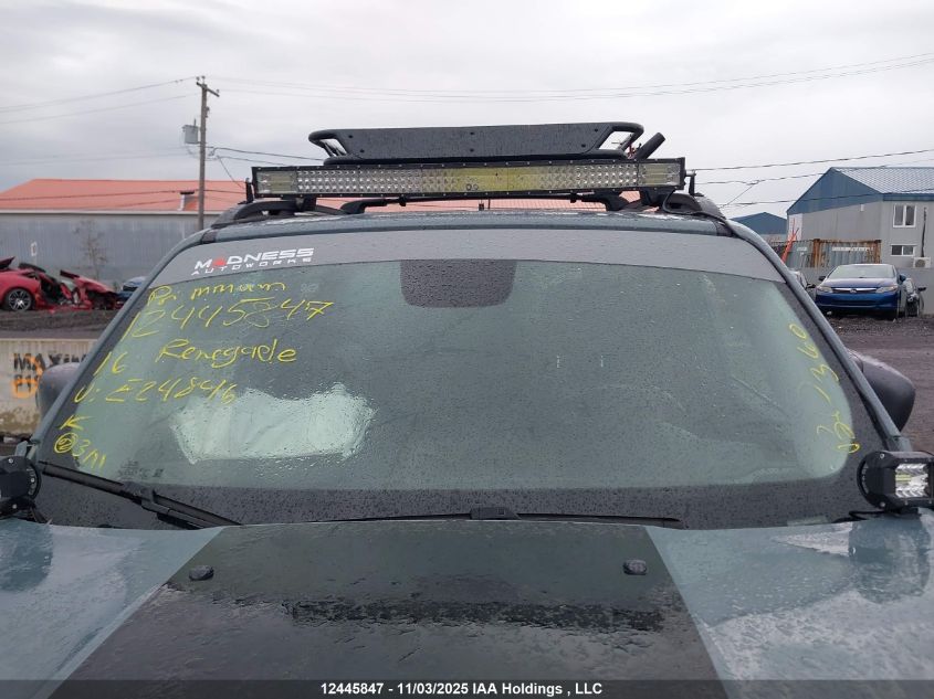 2016 Jeep Renegade Trailhawk VIN: ZACCJBCT4GPE24846 Lot: 12445847