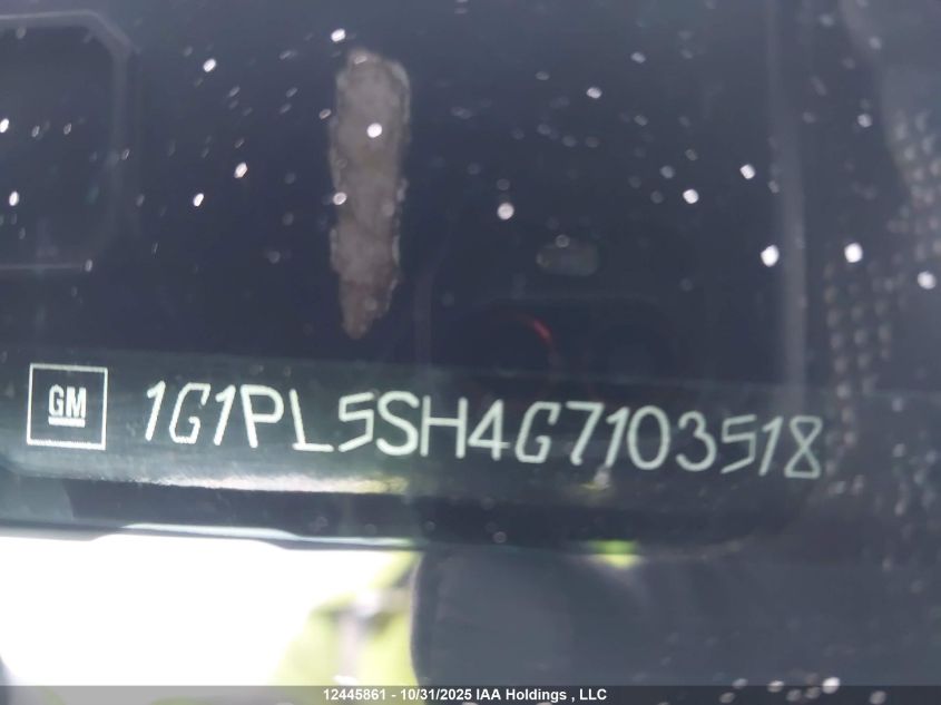 2016 Chevrolet Cruze Limited 2Ls VIN: 1G1PL5SH4G7103518 Lot: 12445861