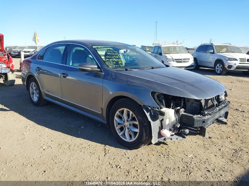2017 Volkswagen Passat 1.8 Tsi Trendline+ VIN: 1VWAT7A3XHC044527 Lot: 12445870