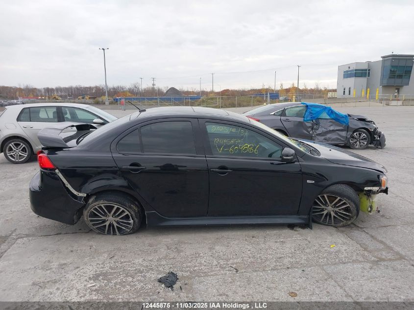 2017 Mitsubishi Lancer Gts VIN: JA32U8FW4HU604886 Lot: 12445875