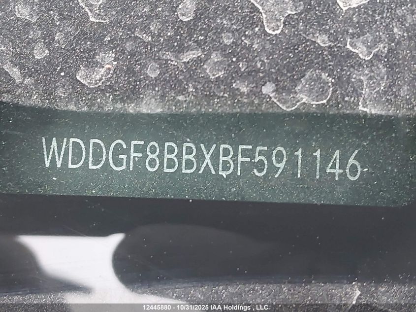2011 Mercedes-Benz C 300 4Matic VIN: WDDGF8BBXBF591146 Lot: 12445880