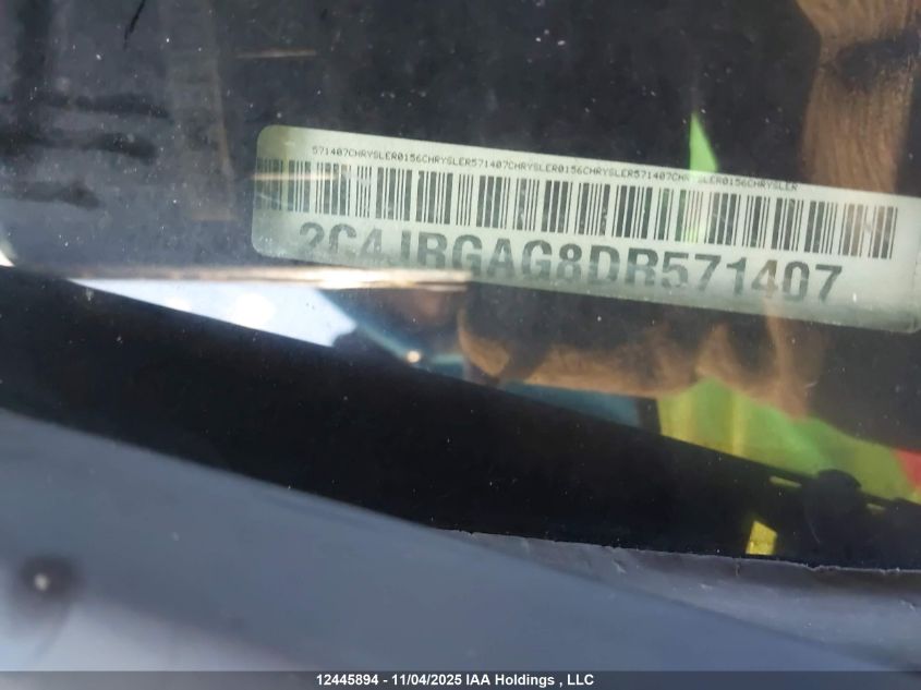 2013 Ram Tradesman VIN: 2C4JRGAG8DR571407 Lot: 12445894